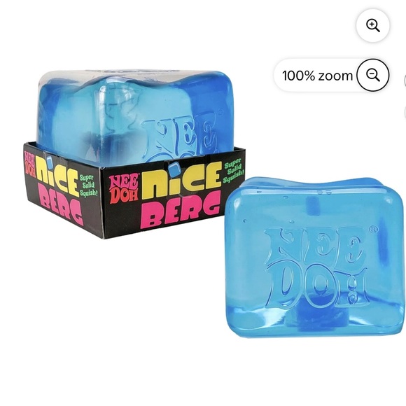 Other - Nice Berg NeeDoh Blue Squishy Stress Toy